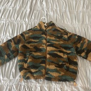 Camo Sherpa Jacket